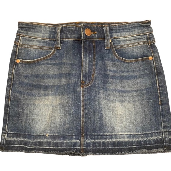 Forever 21 Dresses & Skirts - Forever 21 Blue Jean Mini Skirt